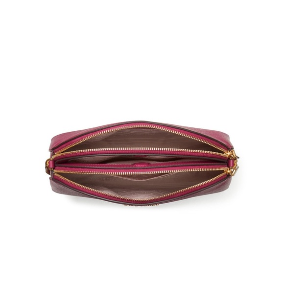 NWT Kate Spade New York Morgan Saffiano Leather Double Zip Dome Crossbody Bag - Picture 4 of 4